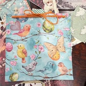 Large Lot Ephemera Mini Journals Loaded Notecards Single Tags Bag of Goodies